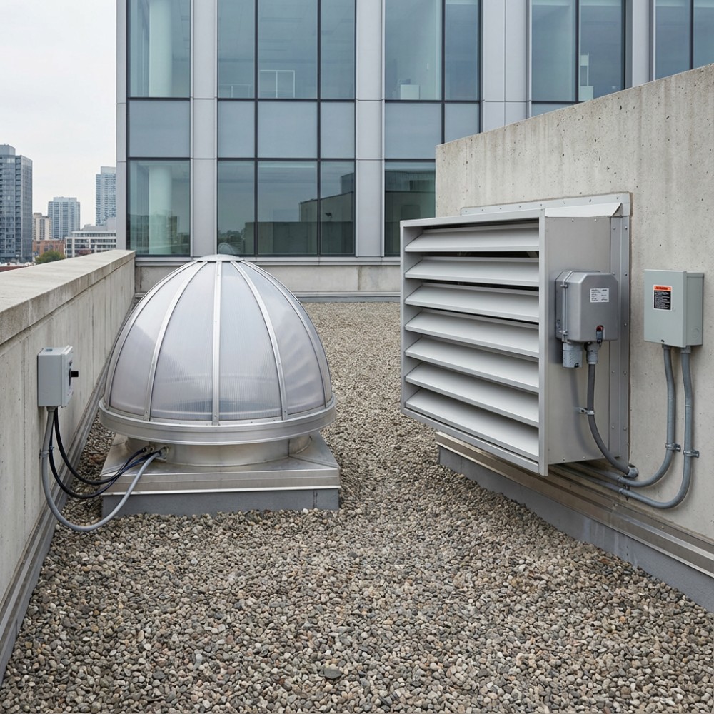 Exutoire pneumatique vs exutoire électrique : avantages et limites